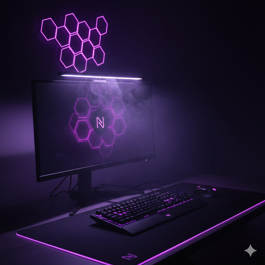 NIGHTCORE Ray-Cast | RGB Monitor Screen Bar