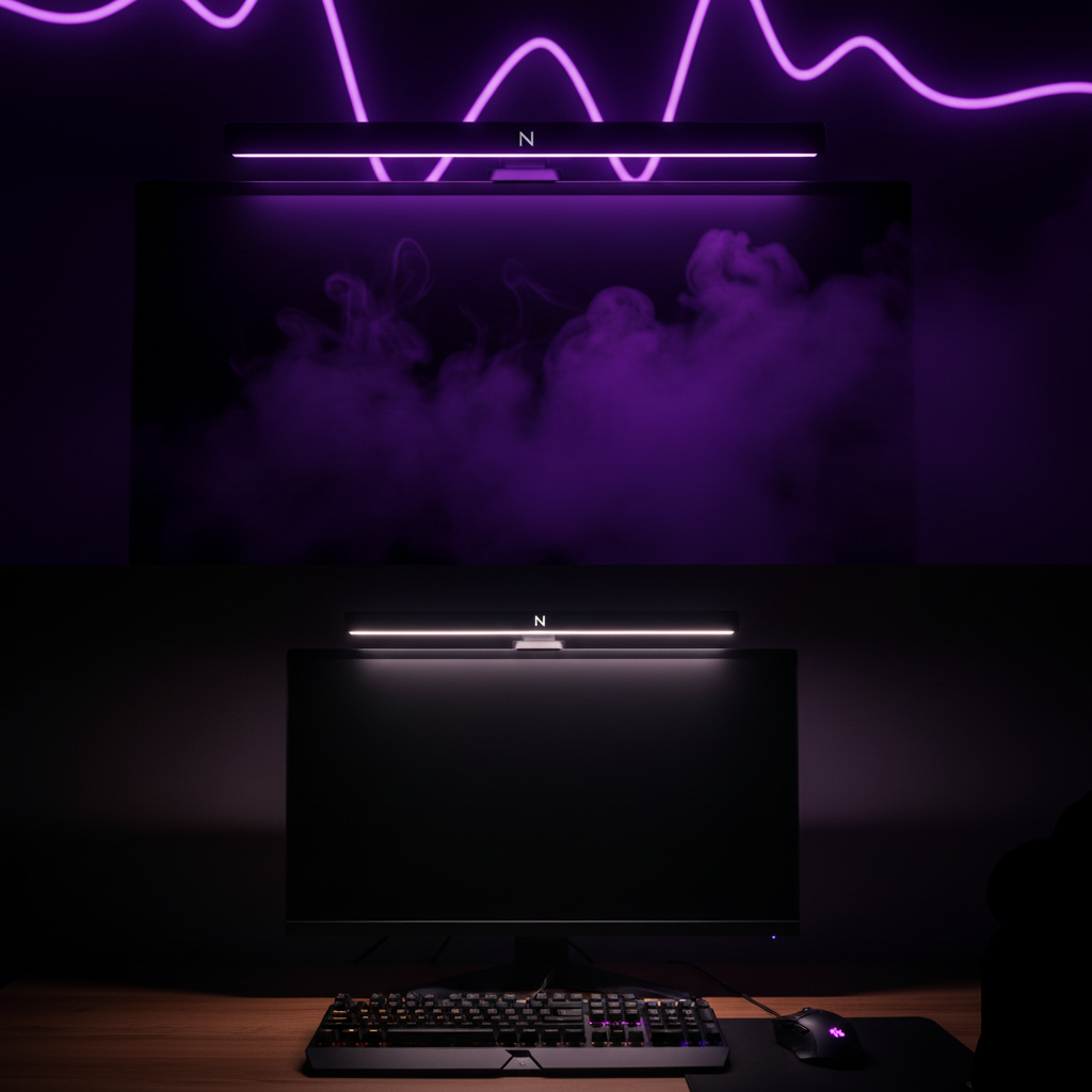NIGHTCORE Ray-Cast | RGB Monitor Screen Bar
